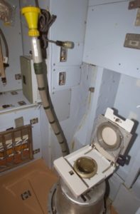 A space toilet is an appropriate place for space farts